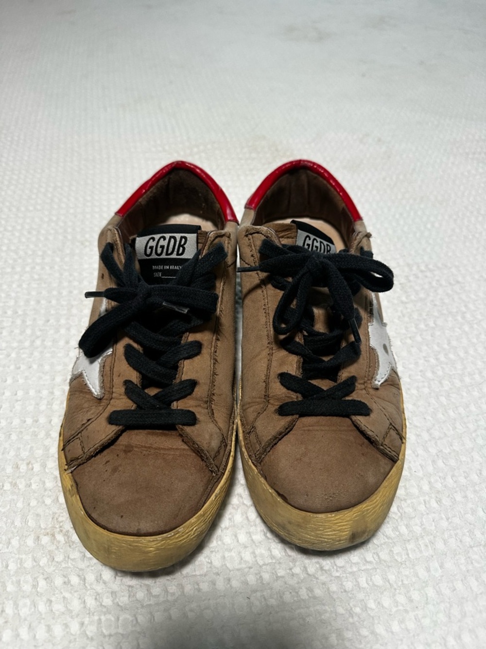 Golden Goose Tan Suede Sneakers - Picture 9 of 16